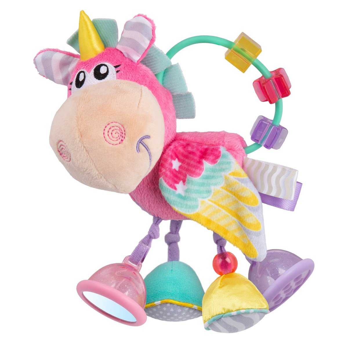 Playgro - Unicorn activity rattle - Pink - (10188463)_0