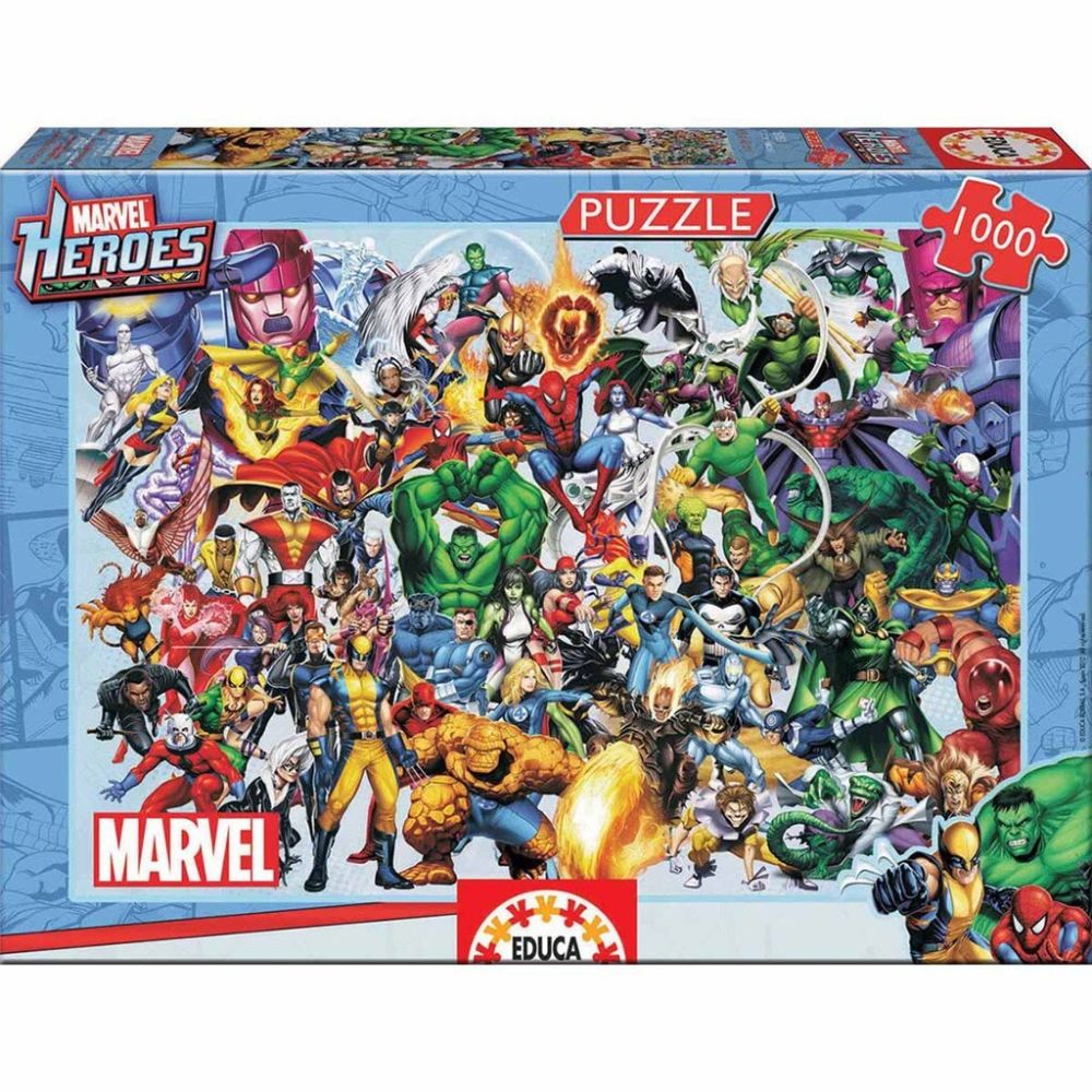 Educa - 1000 Marvel Heroes Puzzles (80-15193)_0