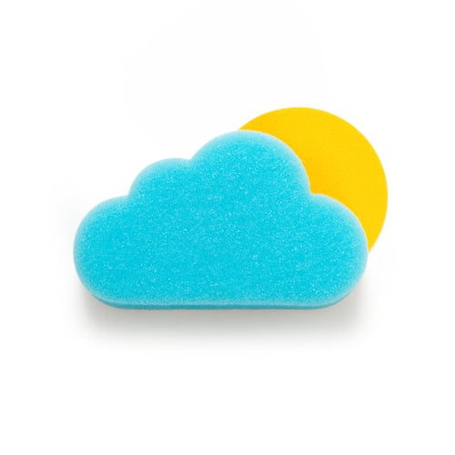 Sink Sponge And Holder Cloud - picture