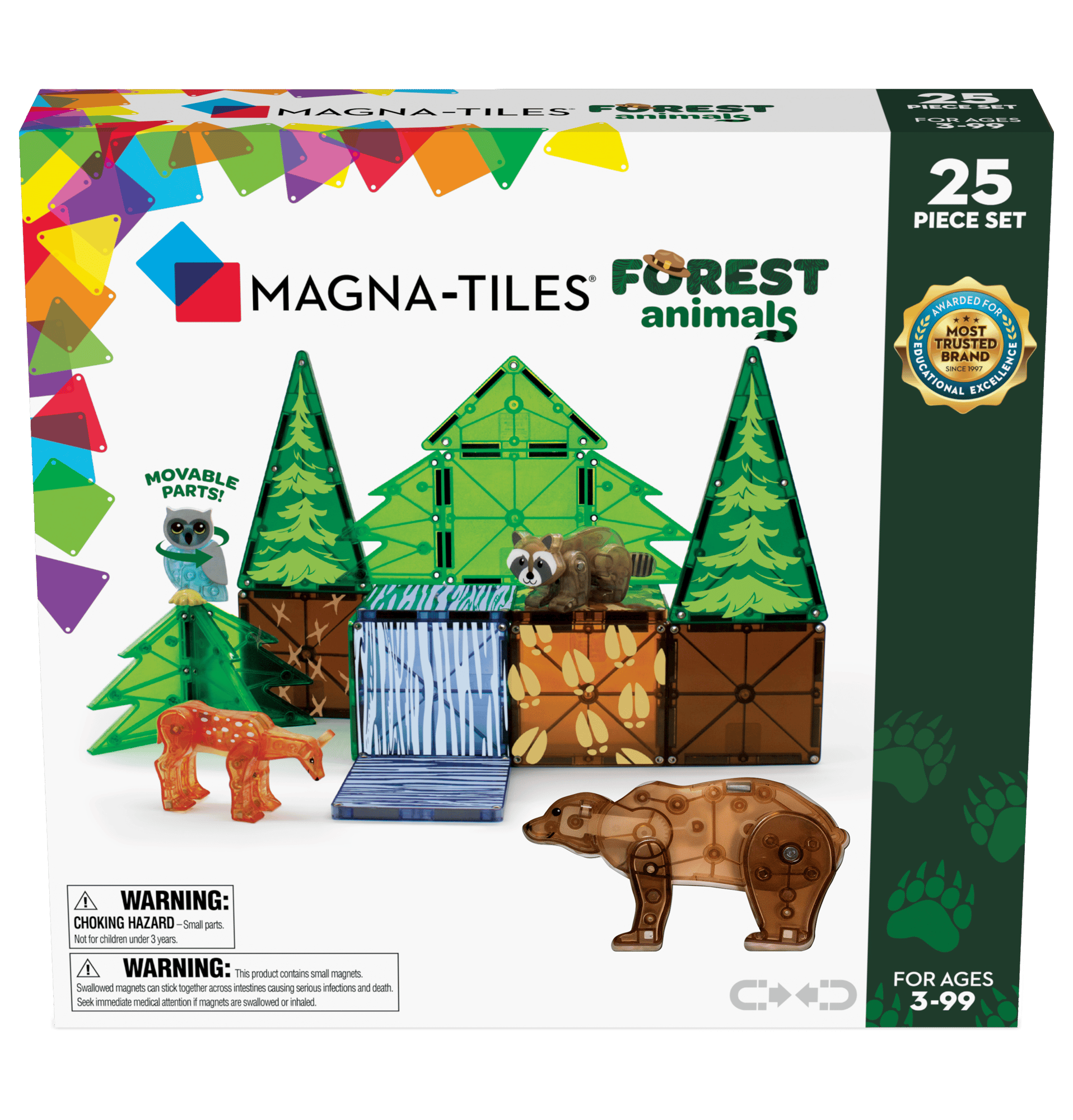 MAGNA-TILES - Forest Animals 25 pcs set (90224)_0