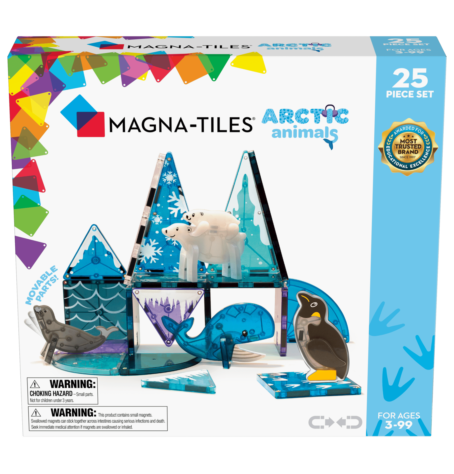 MAGNA-TILES - Artic Animals 25 pcs set  (90221)_0