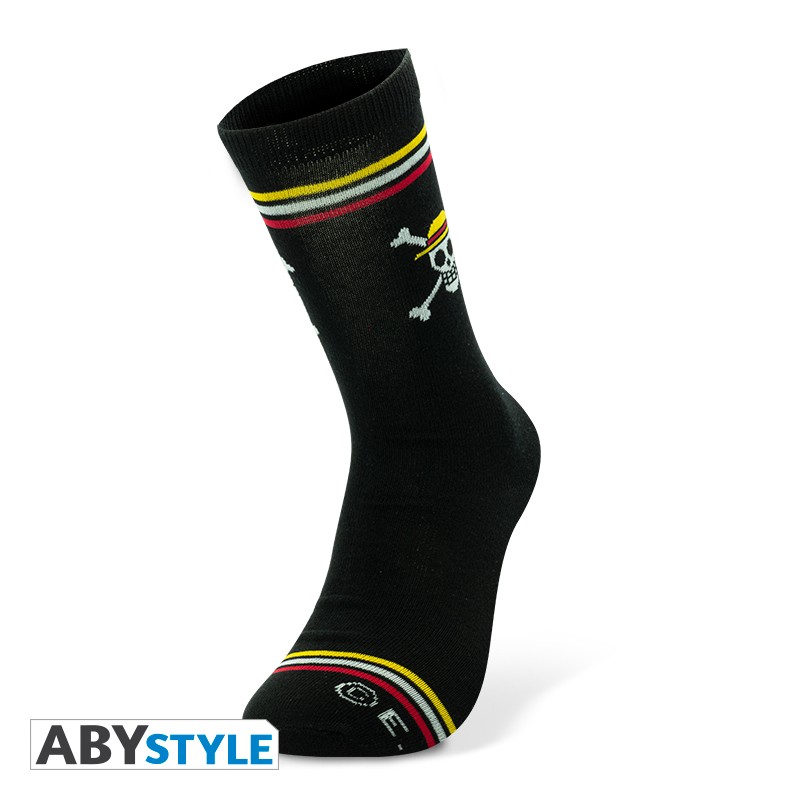 ONE PIECE - Socks - Black - Skull_0