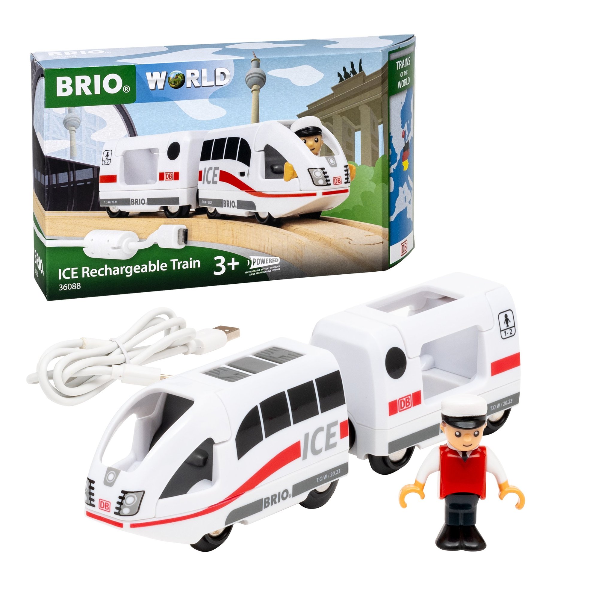 BRIO - ICE Rechargeable Train (Trains of the world) - (36088)_0