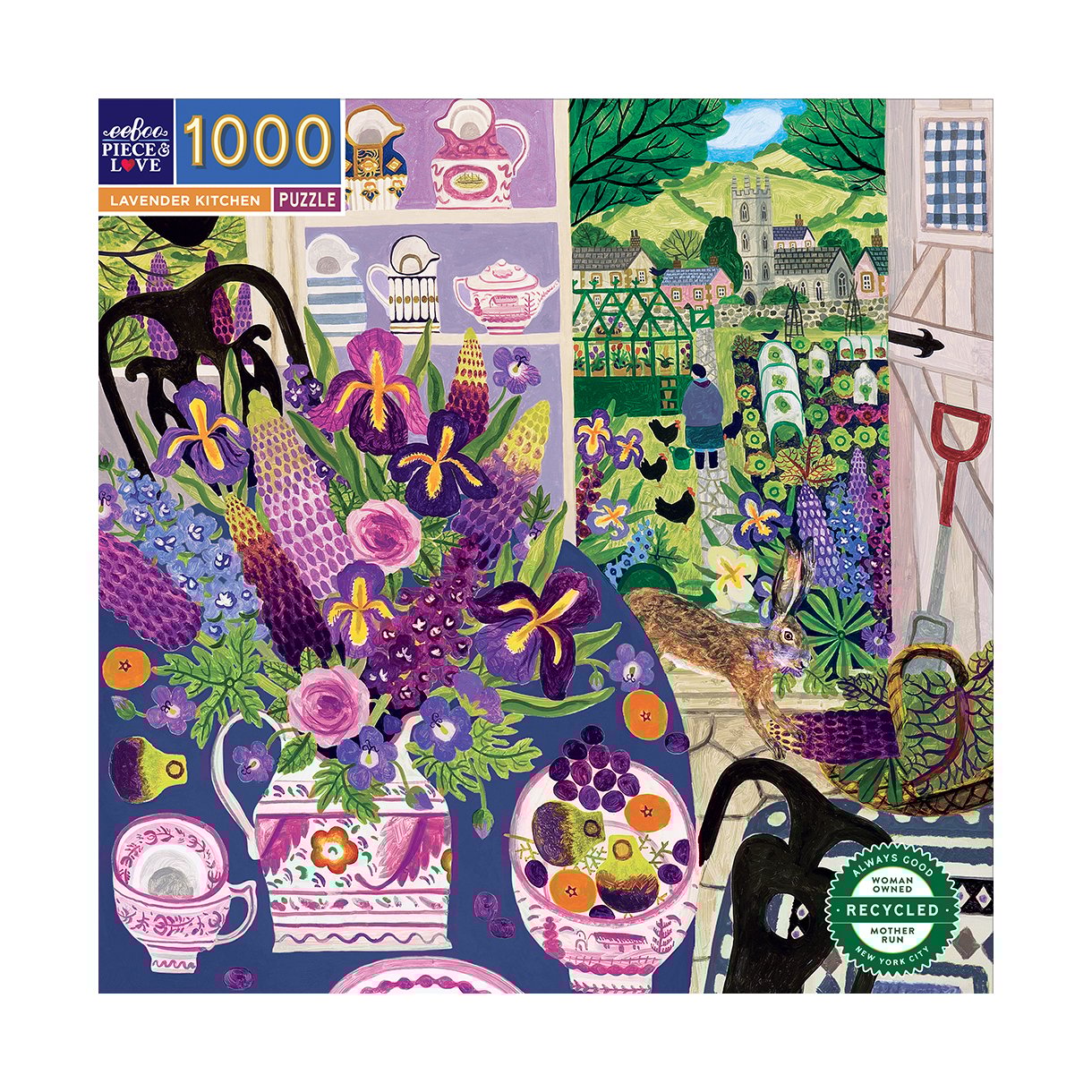 eeBoo - Puzzle 1000 pcs - Lavender Kitchen - (EPZTLVK)_0