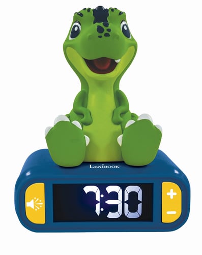 Lexibook - Dino - Digital 3D Alarm Clock (RL800DINO) - picture