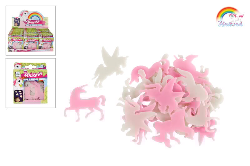 Pocket Money - Glow In The Dark Unicorn's (24 pcs) (621247)_0