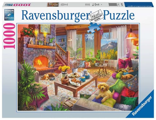 Ravensburger - Cozy Cabin 1000p - picture