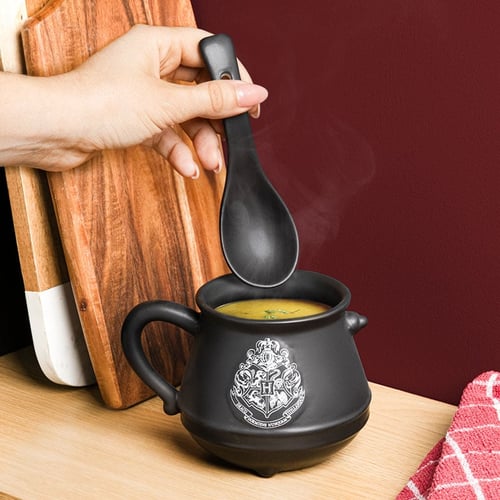Cauldron Soup Mug and Spoon - picture