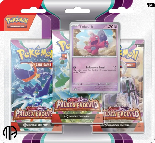 Pokémon - Blister 3p Scharlakansröd & Violett - Paldea Evolved (POK85353) - picture