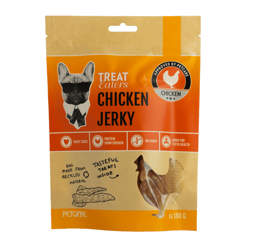 Treateaters - BLAND 4 FOR 119 - Hundesnacks Chicken jerky  180g_0