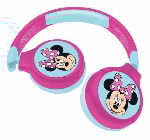 Lexibook - Disney Minnie Mouse - 2 in 1 Foldable Headphones (HPBT010MN) - picture