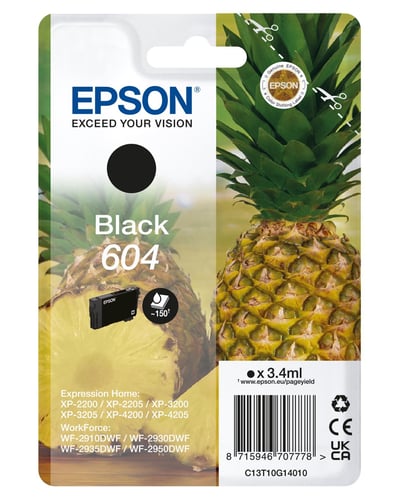 Epson - T604 sort blækpatron - picture