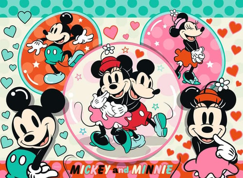 Ravensburger - Disney Drømmeparret Mickey og Minnie 150p - picture