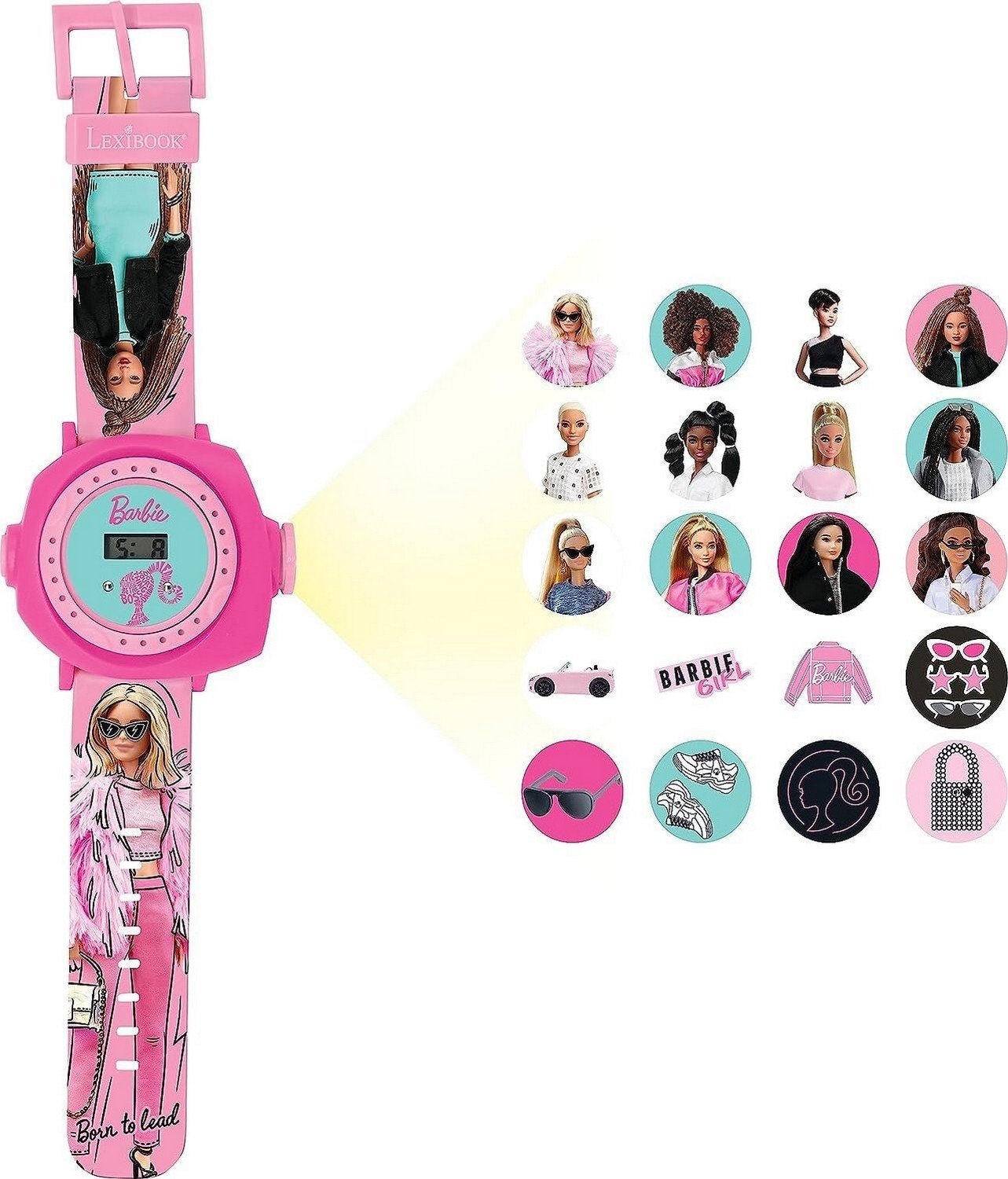 Lexibook - Barbie - Digital Projection Watch (DMW050BB)_0