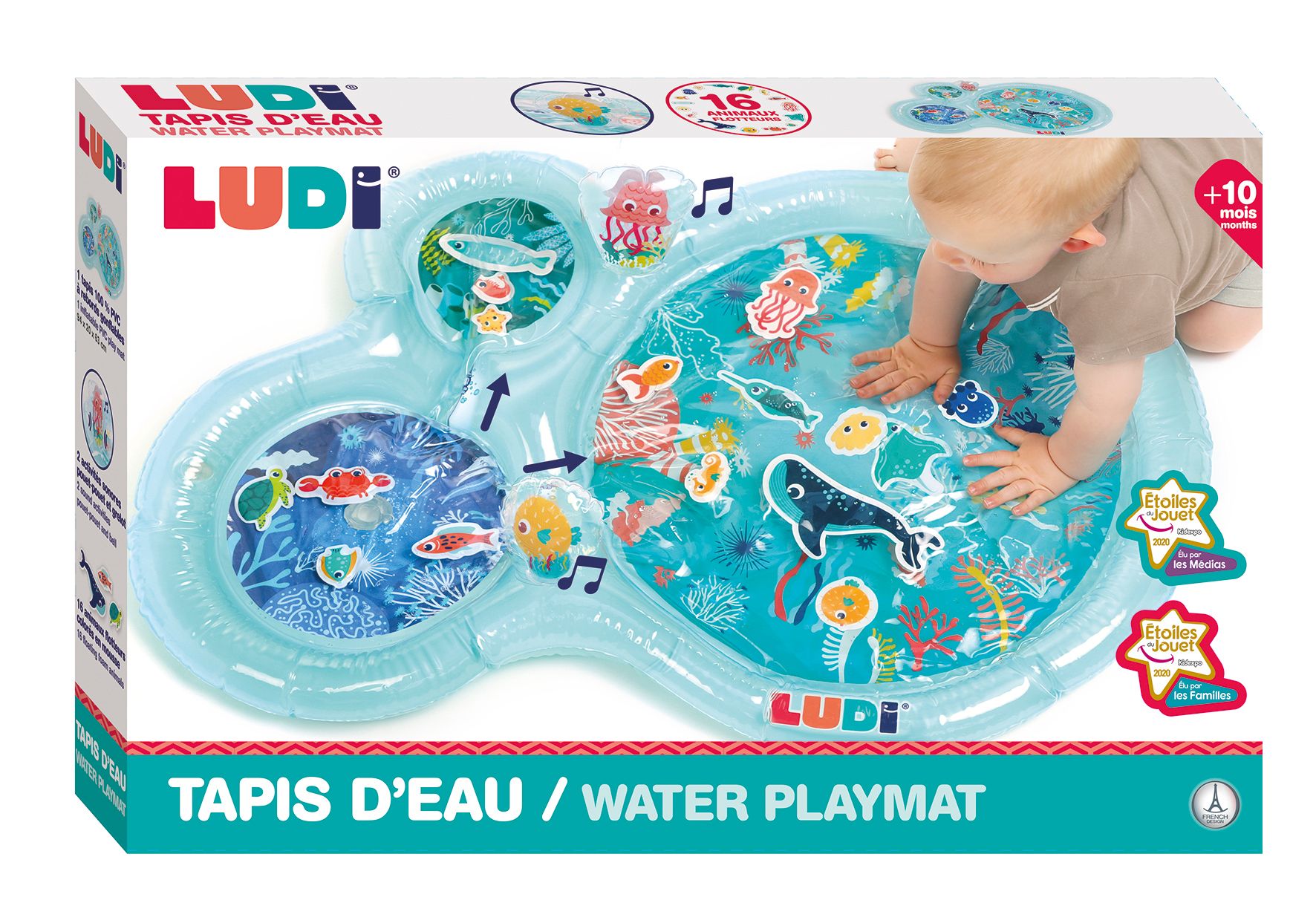 Ludi - Water Play Mat - Turquoise - LU30126_0