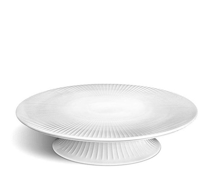 Kähler - Hammershøi Cake Dish - Ø30 cm - White_0