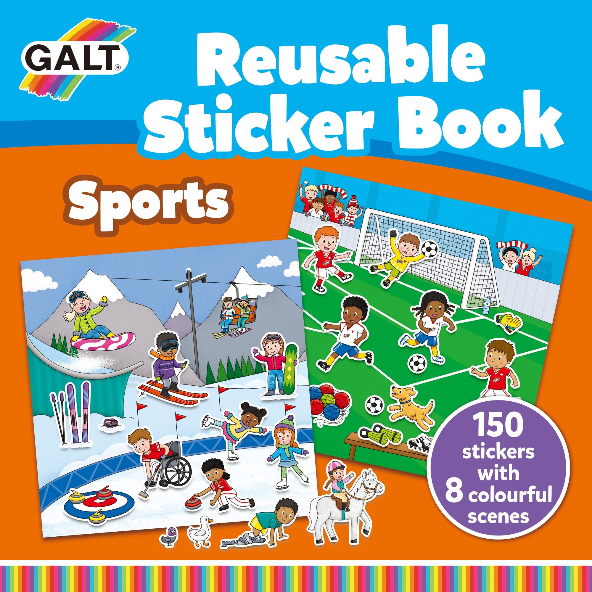 Galt - Reusable Sticker Book - Sports (31000151)_0