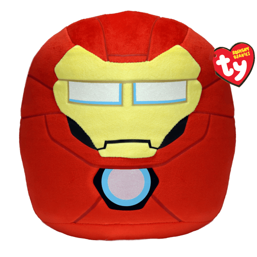Ty Bamse - Squishy Beanies - Iron Man (25 cm) - picture