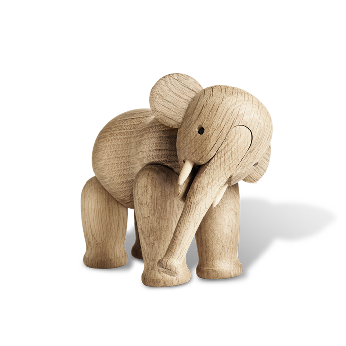 Kay Bojesen - Elephant Small Oak - H12.6 cm_0