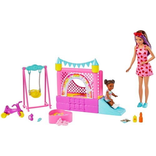 Barbie - Skipper-legesæt - Babysitters Bounce House (HHB67)_0