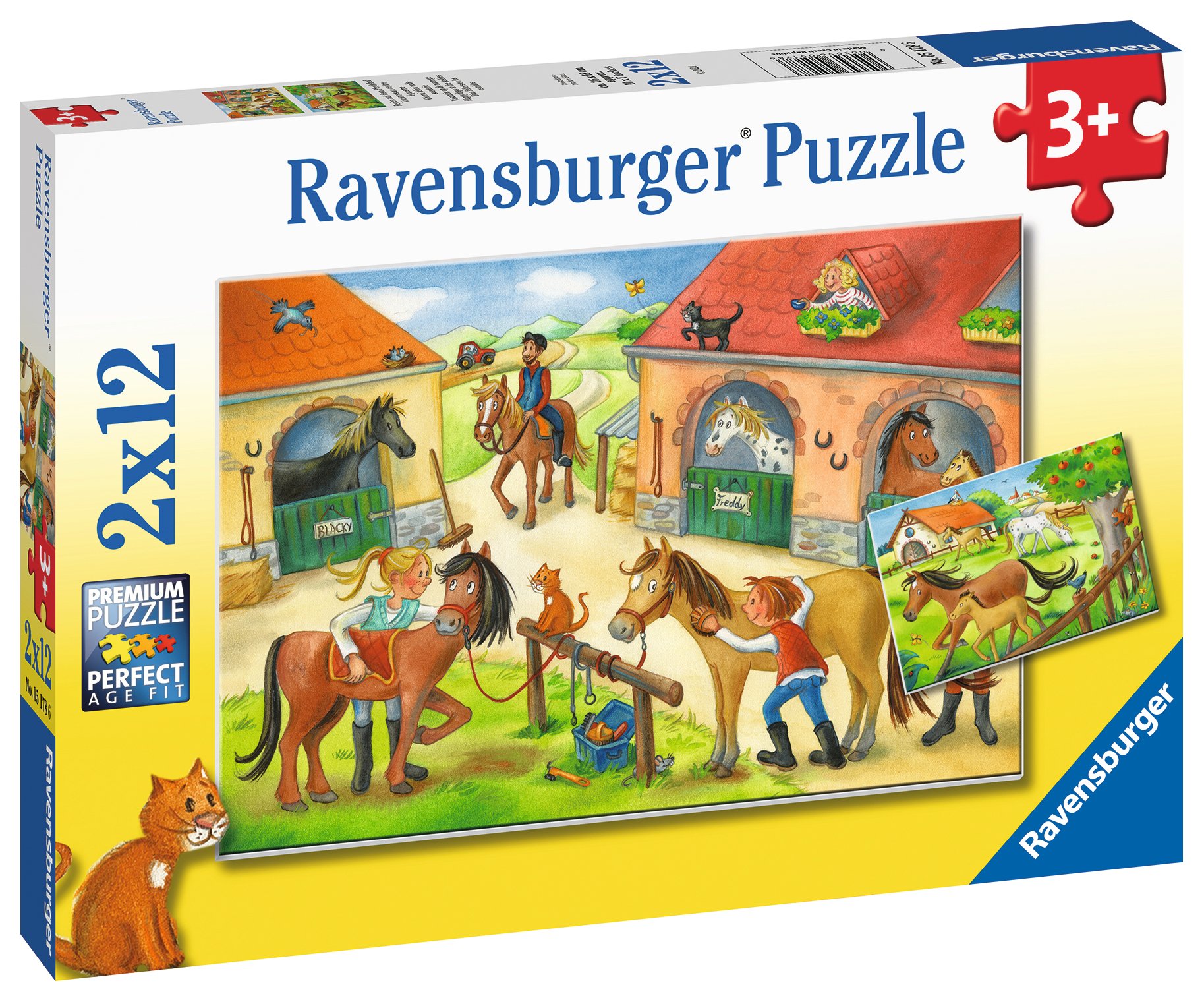 Ravensburger - Happy Days At The Stables 2x12p - 05178_0