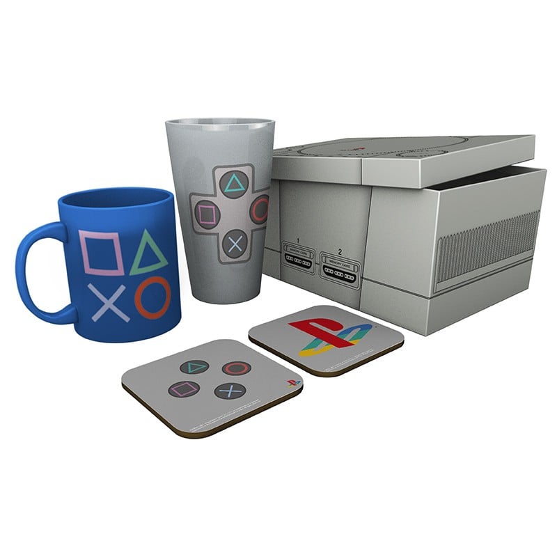 PLAYSTATION - Box Glass XXL + Mug + 2 Coasters Classic 2019_0