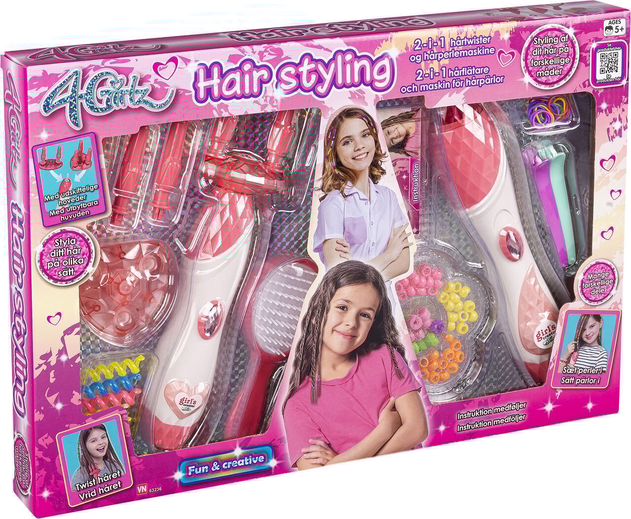 4-Girlz - 2 in 1 Hair Set (63236)_0