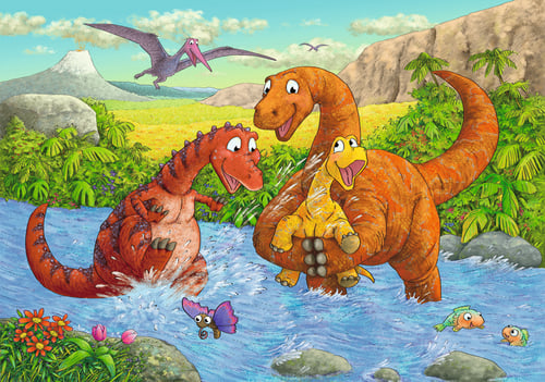 Ravensburger - Dinosaurs At Play 2x24p - picture