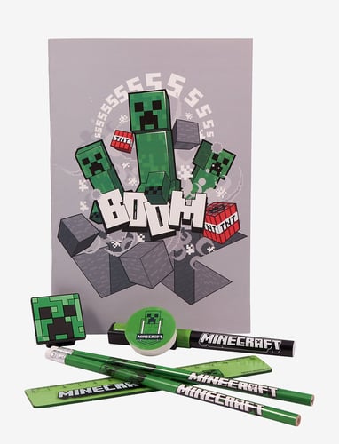 Minecraft - skrive/tegne sæt med multifarvepen - picture