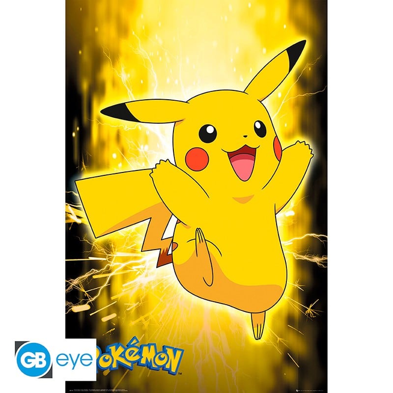 POKEMON - Poster Maxi 91.5x61 - Pikachu Neon_0
