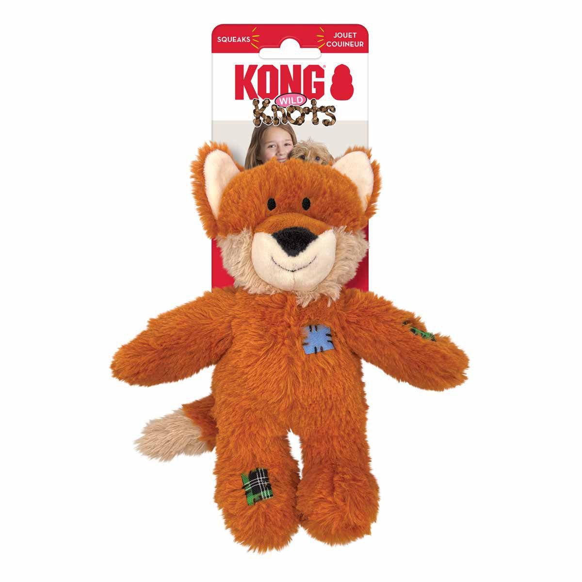 KONG - Wild Knots Fox Squeak Toy - S/M_0