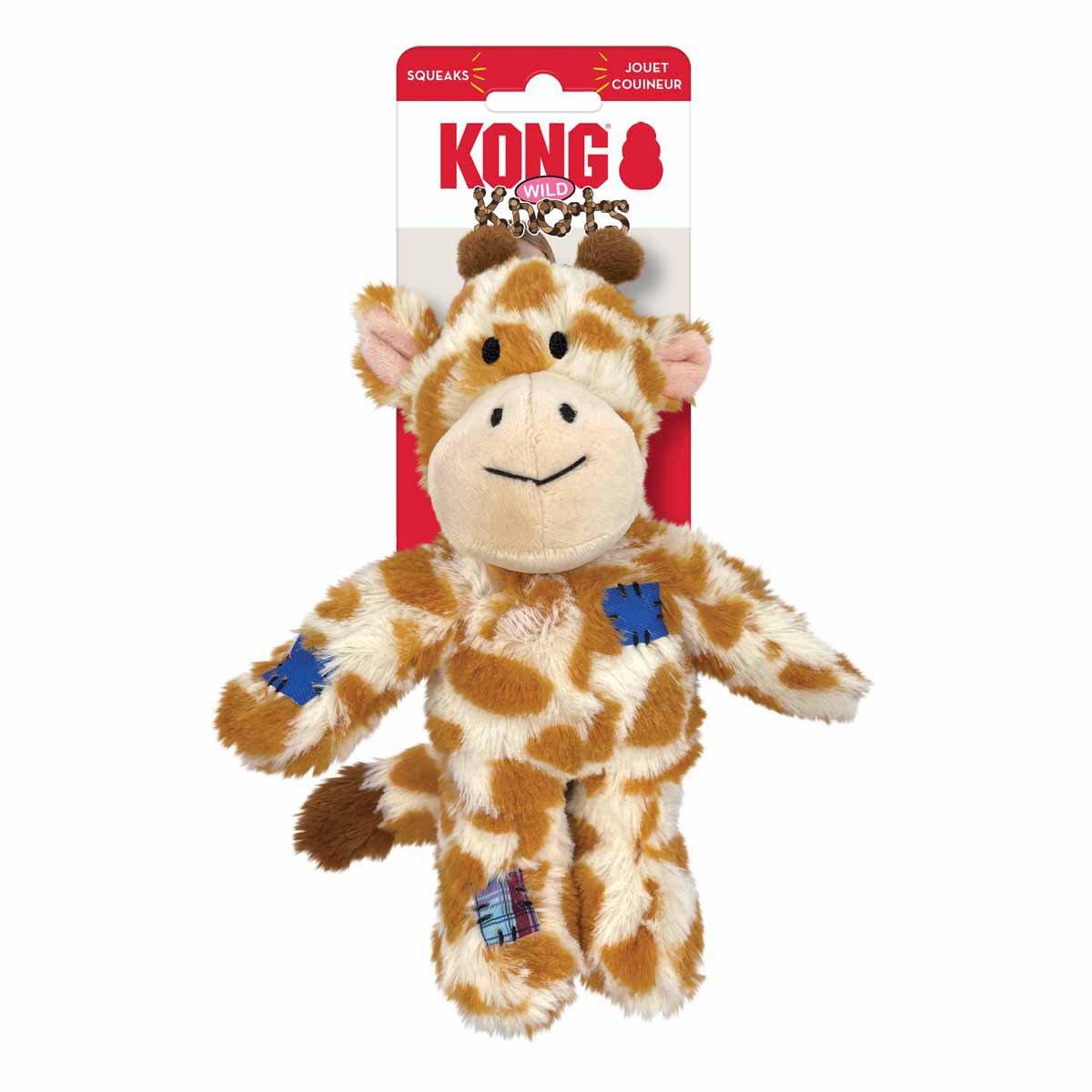 KONG - Wild Knots Giraffe Squeak Toy - S/M_0
