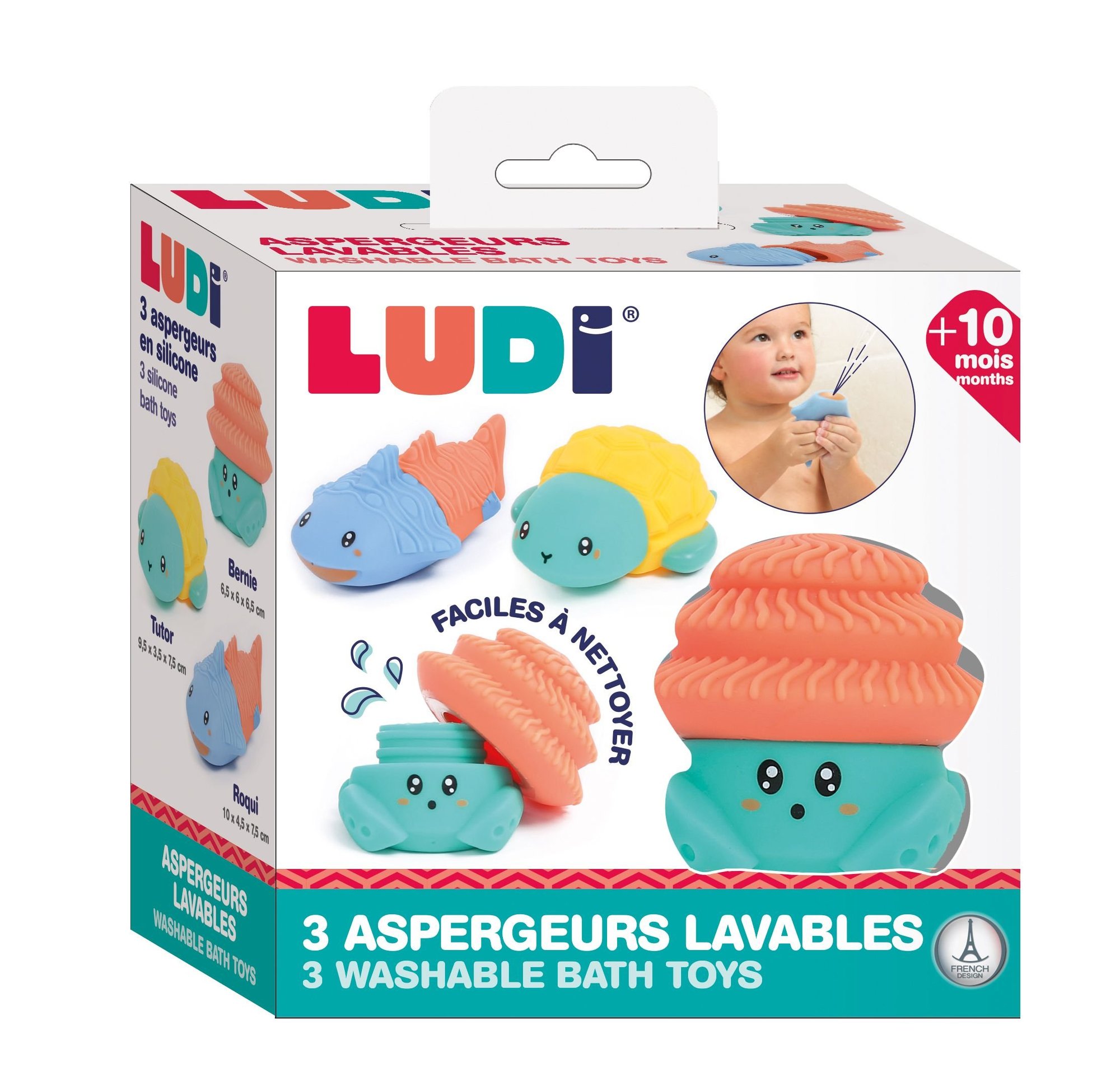 Ludi - Bath animals - 3 pcs - LU40074_0