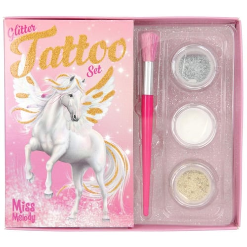 Miss Melody - tatueringsset med glitter - picture