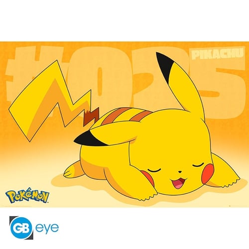 POKEMON - Poster Maxi 91.5x61 - Pikachu Asleep - picture