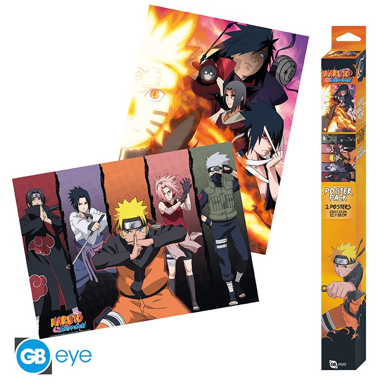 NARUTO SHIPPUDEN - Set 2 Chibi Posters  (52x38)_0