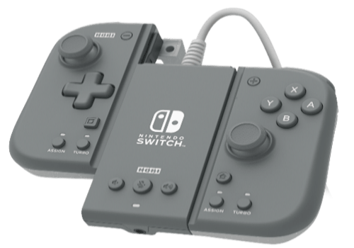 HORI - Switch Split Pad Compact Attachment Set (Grey) - picture