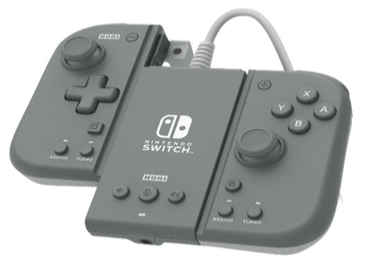 HORI - Switch Split Pad Compact Attachment Set (Grey)_0