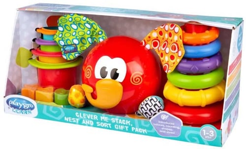 Playgro - Clever Me Stack Sort And Nest Stablelegetøj - picture