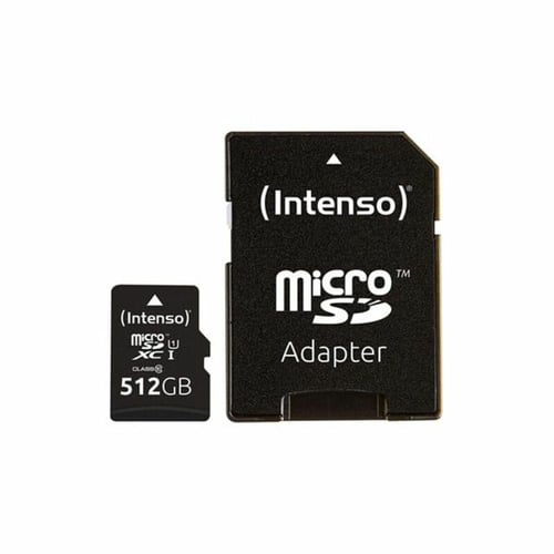 Mikro-SD-hukommelseskort med adapter INTENSO 3423493 512 GB 45 MB/s_3