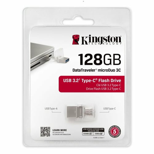 "USB-stik Kingston DataTraveler MicroDuo 3C 128 GB 128 GB"_5