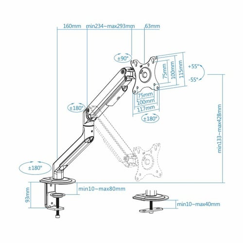 "TV-holder TooQ DB4032TNR-W 17""-32"""_6