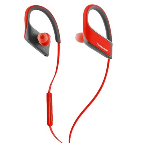 Bluetooth sports headset med mikrofon Panasonic RP-BTS30E Rød_1