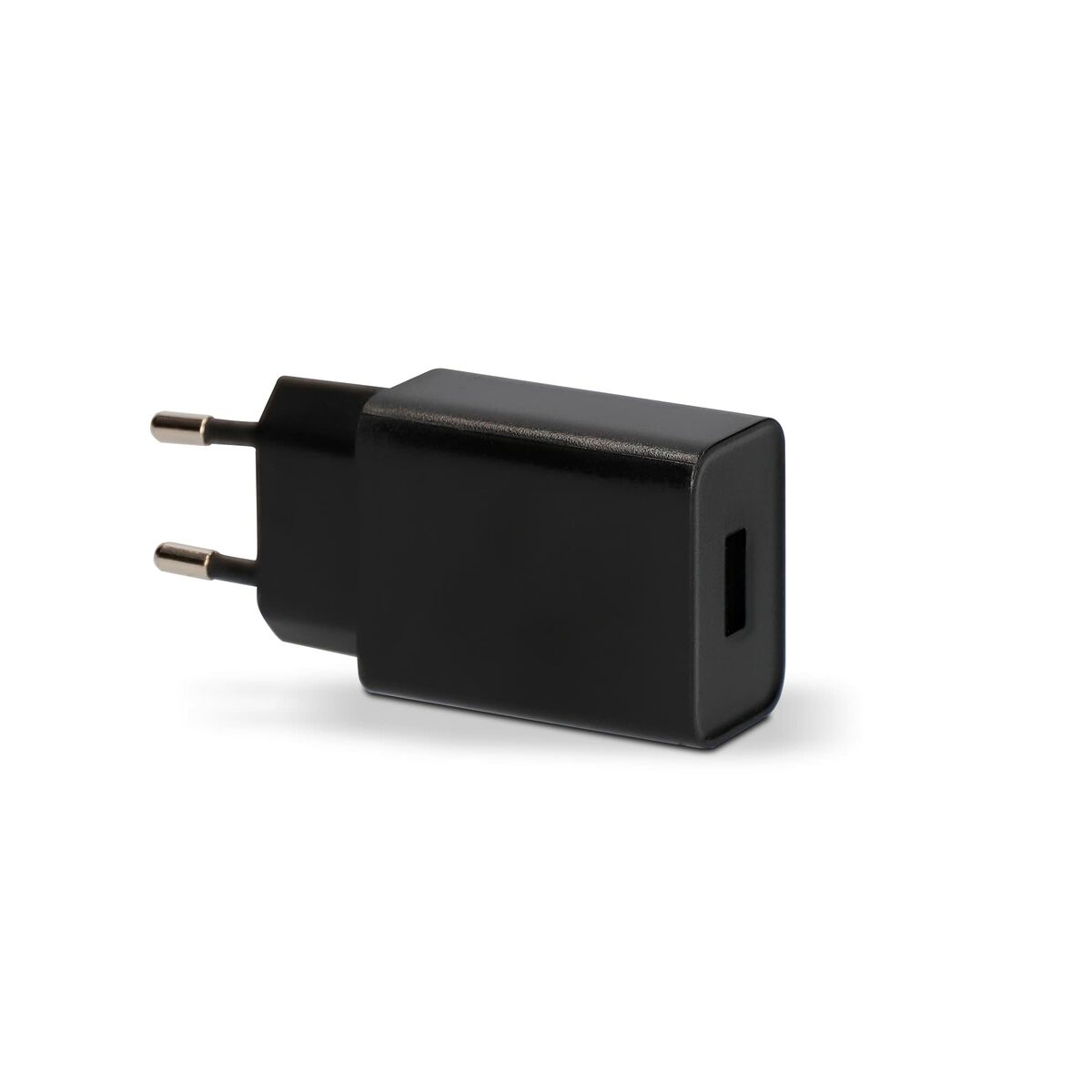 Wall Charger + USB A to USB C Cable KSIX USB Black_8
