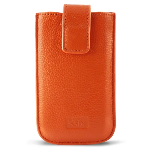 Mobilcover KSIX Læder, Orange_1