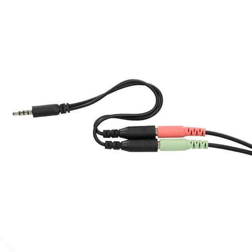 Gaming headset med mikrofon KSIX Drakkar USB LED Sort Rød_8