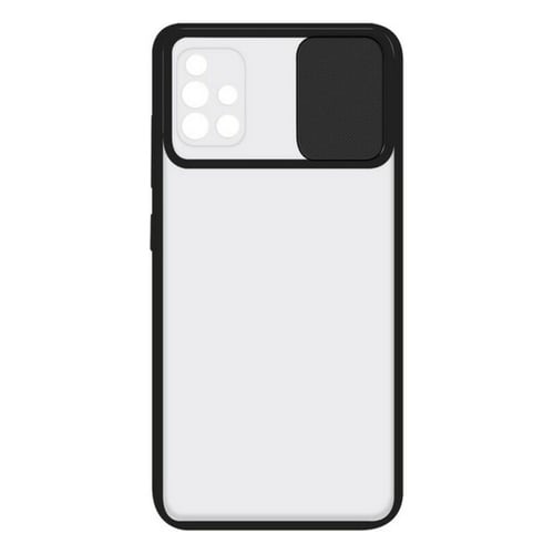 Cover til mobiltelefon med kant af TPU Samsung Galaxy A51 KSIX Duo Soft Cam Protect Sort_3