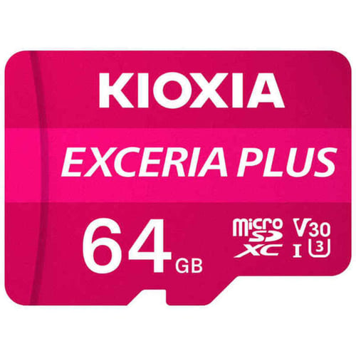Mikro-SD-hukommelseskort med adapter Kioxia Exceria Plus UHS-I U3 Klasse 10 Pink_3