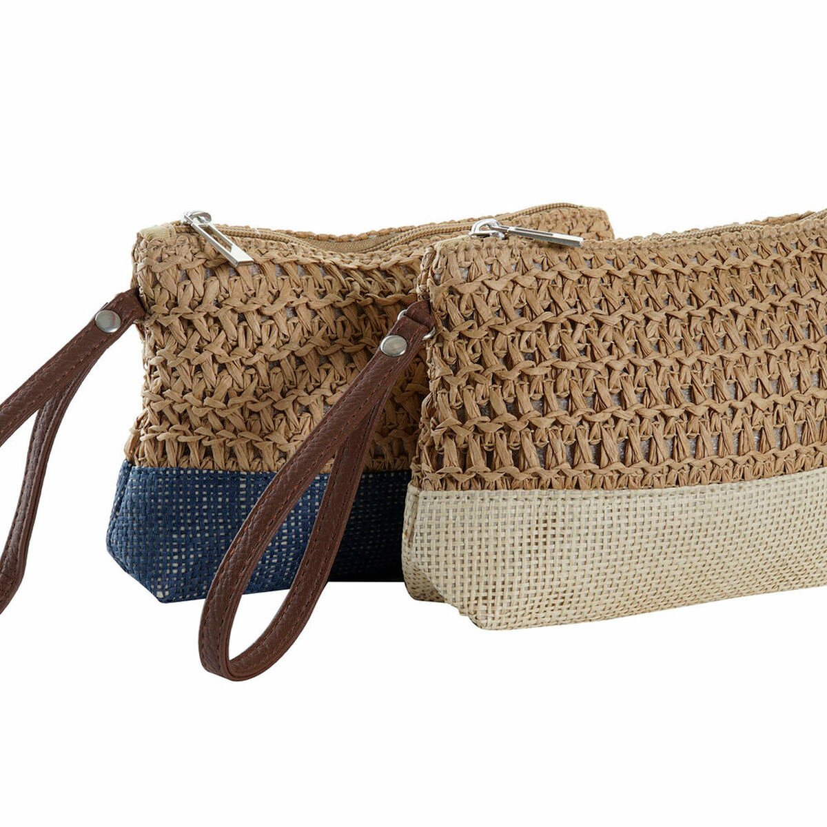 "Toilet Bag DKD Home Decor Fibre Red Beige Blue Yellow (20 x 5 x 15 cm) (4 Units)"_2