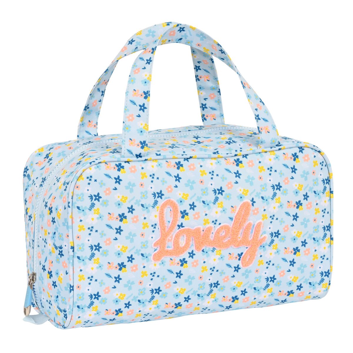 "School Toilet Bag Moos Lovely Light Blue (31 x 14 x 19 cm)"_1